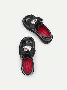 Balabala 女童公主鞋2025秋春玛丽珍正装鞋 - 黑色 - 查看 4