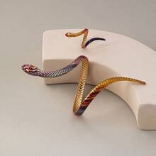 Fashion Design Snake Shaped Luxury EU&US Style Bracelet & Ring Set - Multicolor - View 15