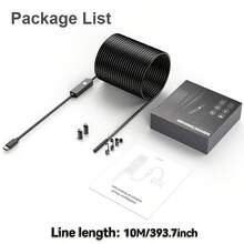 Endoscope With Semi-Rigid Snake Camera For Phone/ Borescope Camera With 4.3" IPS Screen, Local Warehouse Endoscope Camera With Light, 1080P HD With 8 LED Lights, 16.4ft Semi-Rigid Cord, IP67 Endoscope For Sewer, Gifts&Cool Gadgets For Men - màu đen - Xem 9