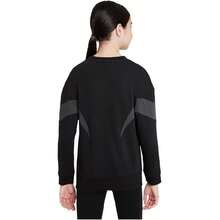 Nike Air Brief Sweatshirt Kids Small Black Gray Crew Neck Long Sleeve GBO273 - màu đen - Xem 2