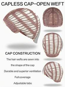 30 Inch Natural White Synthetic Wig, Long Wavy Curly Hair, Middle Part No Bangs, Suitable For Daily, Party, Halloween, Cosplay, Christmas, Events - Multicolor - View 11