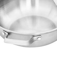 Stainless Steel Pot With Lid 26cm - 304 Grade, Frying Pan, Suitable For Use With Induction Stoves, Gas Stoves, Halogen Stoves, Glass Stoves, And Ceramic Stoves, Used In Kitchens In Hotels, Restaurants, Homes, Etc, Composite Steel, Silver - 銀色 - 查看 6