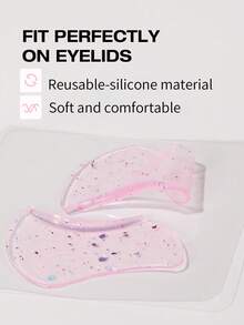 1 Pair Lower Lash Lift Pads, Self-Adhesive Lash Lift Shields For Eyelash Curling And Lifting, Reusable Silicone Lash Rods For Eyelash Perm Lamination - Multicolor - View 4