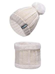 7/5/4/2/1piece Set Of Hat, Scarf, Earmuffs, Gloves, Socks. Children's Winter Windproof, Cold-Proof And Warm Artifact, Thickened And Velvet Suit, Outdoor Snow Warm Suit (Earmuffs Style And Color Are Random.Suitable For 12-16 Years Old) - Multicolor - View 25