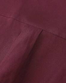 Men's Short Sleeve Oxford Shirt Regular Fit Button Down Collar Shirts With Pocket-20256688 - 酒紅色 - 查看 10