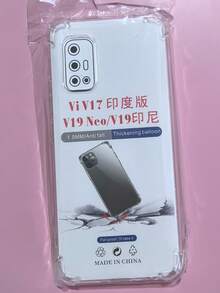 1 件透明防摔外壳，适用于 Vivo 系列、Vivo 手机透明防摔手机壳、手机壳、手机保护套、手机壳、手机套、四角防摔手机壳、透明手机壳、极简手机壳、纯色手机壳、透明手机壳、TPU 防摔手机壳（军用级防摔） - 無色 - 查看 45