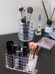 1 件抽屉式化妆品收纳盒，多功能桌面化妆品整理盒，多层梳妆台护肤品架，香水和口红收纳盒，大容量防水塑料收纳盒礼品盒，趣味礼品，收纳，适用于假日海滩、浴室收纳、卧室收纳，大容量 - 白色 - 查看 13