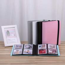 Álbum de almacenamiento de tarjetas de juego, álbum de fotos instantáneas, organizador de álbumes de ídolos