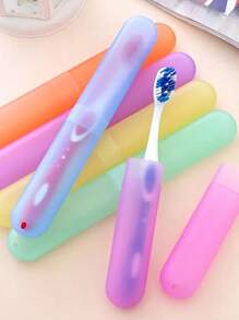 1pcs/3pcs/5pcs Toothbrush Case Mixing Portable Tooth Brush Cover Holder Toothbrush Hygiene Care Outdoor Supplies Random Color For Travel Toothbrush Case Travel Hiking Camping Covers Protector Suitable For Outdoor Travel And Household Bathroom Organizer Accessories Home Gadget School Supplies School Stuff For College Dorm For Student Toothbrush Cover Toothbrush Cases Toothbrush Toothbrush Protector For Travel Bathroom Travel Essentials For Travel Accessories For Holiday Vacation Holiday Essentials Mini Perfume For Women Perfume For Men Perfume Beach Bottle Travel Must Haves Summer School Accessories Back To School Back To School Supplies ﻿ - Long Multi-color 3PCS - View 2