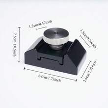 Soporte de papel de lija Saigang POM, clip de pulido, modelo de pulido plano para esquinas interiores, clip de lija de cuero de mano - S02 - Ver 14