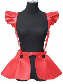 Full Body Leather Harness,Women Leather Outfit Accessoreis,Bondage Wear Women,Halloween Costumes,Ladies' Harness Leather