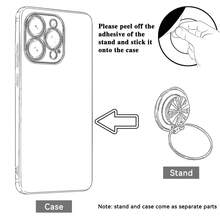 极简支架手机壳，防震/TPU硅胶软边高端保护套，防尘加厚边角奢华手机壳，兼容三星Galaxy S24 Ultra/S24 Plus/S24/S23 Ultra/S23 Plus/S23/S22 Ultra/S22 Plus/S22/S21 Ultra/S21 Plus/S21 FE/S23 FE/S20 Ultra/S20 Plus/S20 FE，带支架电镀工艺+TPU硅胶软边全包覆男女通用高端保护壳，兼容OPPO A5x/C12345678/987654321，防水防摔防刮，国际版，非国内版 - 黑色 - 查看 5