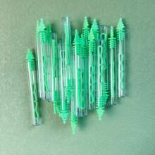 5支彩色多孔心形泡泡棒，户外活动泡泡液用品，营造节日氛围 - 混色 - 查看 8