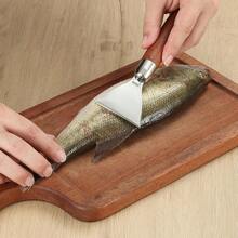 Fish Stainless Stee Fish Scale Remover Fish Descaler Fish Cleaner Fish Scraper - 1 - View 5