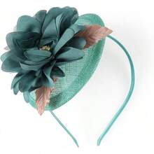 Fascinators Hats Women,Tea Party Fascinator Hair Clip With Feathers Wedding,Derby Hats Headbands - Style6-green - View 1