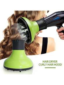 吹风机扩散器喷嘴，蜗牛卷发丰盈器，可调节以适应 1.5 英寸 - 2.7 英寸的吹风机，适用于市场上 90% 以上的吹风机设计，返校、旅行度假必备品，女士发饰 - 彩色 - 查看 15