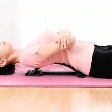 4-Level Adjustable Back Stretcher Device For Yoga, Pilates And Workout, Multi-Support, Stretches Waist And Back