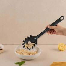 CASAMAX WL Plastic Rake, Pasta Spoon 34*6 Cm - Multicolor - Black - View 2
