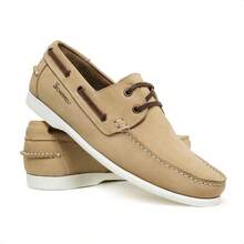 Men's Dress Shoes Moccasin Casual Versatile Formal Dockside Modern Loafer Samello Viena - 米色 - 查看 3