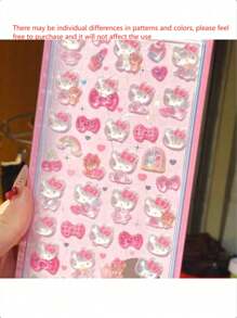 Sanrio Sanrio 1/5pcs Cute Japanese-Style Sanrio Fun Stickers - Cinnamoroll, My Melody Cartoon 3D Relief Stickers For Mobile Phones, 3D Decorative Stickers,Sticker Party Christmas Birthday Decoration Gift Western Stickers, Scrapbook High Quality Stickers, Graffiti Stickers, Diary, Laptop, Bumper, Skateboard, Water Bottle, Computer, Cartoon, Safety Helmet, Car Stickers, Stickers Can Bring A Lot Of Fun To Your Life, Making It The Perfect Gift For Adults