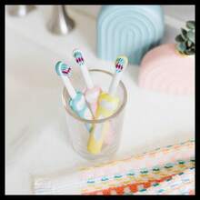 Mam Training Brush Baby Toothbrush 5+ Months Blue Or Pink - 藍色 - 查看 5