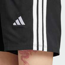 Adidas Essentials JD0908 Shorts Women XL Black 3-Stripes High Rise Active FTS550 - 黑色 - 查看 4