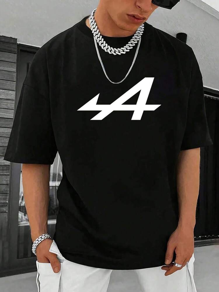 Men's Motorsport T-Shirt | "ALPINE F1 TEAM" Racing Fan Tee |  Streetwear | 100% Cotton | Unisex Fit | Collector's Gift for Motorsport Enthusiasts - Negro - Añade 2