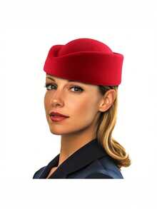 An Elegant Women'S Small Top Hat For Brides At Church Weddings. - Multicolor - View 4