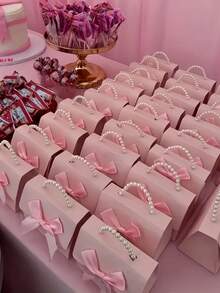 50pcs/Pack Silk Satin Ribbon Bows, For Gift Wrapping Decoration, Making Hair Clips & Headbands, Gift Packaging, Gift Baskets, Birthday Packages, Holiday Decor, Office Decor, Wreaths, Weddings, Bridal Showers, Parties - Multicolor - View 8