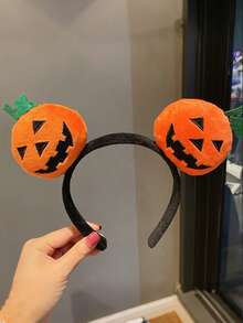 1 件万圣节南瓜怪物头带，可爱有趣的派对卡通发饰 - 彩色 - 查看 14