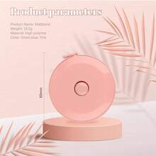 1Pcs 60 Inch 1.5 Meter Tape Measure Measuring Tape For Body Fabric Sewing Tailor Cloth Knitting Craft Weight Loss Measurements Retractable, Small Push Button Dual Sided Tape Measure (Blue Green Pink)