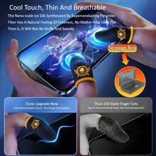 New Helmet Pattern Finger Sleeves, Anti-Slip & Sweat-Proof Gaming Finger Sleeves, Enhance Touchscreen Fluency, Designed For Mobile Gamers