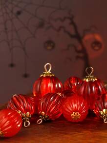 5/10/20 pezzi Perline fai-da-te per artigianato, decorazioni a forma di zucca di Ognissanti, perline pendenti, perline sparse, accessori per collane e braccialetti fatti a mano