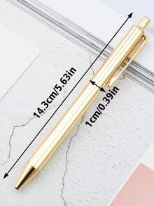 Customized Text/Logo Retractable Pen With Glitter Metallic Finish, Customized Logo Metal Advertising Ballpoint Pen, Creative Glitter Metallic Advertising Gift Ballpoint Pen, Back To School Gift, Gift For Teachers And Friends,Office Decor - 14.3*1cm - View 8