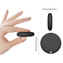 安卓迷你追踪器查找我的设备智能标签蓝牙搜索定位器追踪查找器儿童钥匙包钱包宠物 - 黑色 - 查看 3