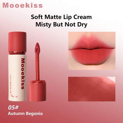 Mooekiss Son bóng lì Velvet Matte, dưỡng ẩm không gây khô môi (05)