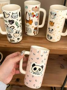 Elegant Lily Of The Valley Pattern Cup, Saucer And Spoon Set - Suitable For Coffee, Afternoon Tea, Home Use, Holiday And Wedding Gifts - Multicolor - View 5