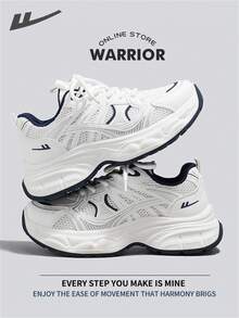 WARRIOR Warrior Comfortable Street Style Chunky Shoes For WomenSpring And SummerComfortable Running Shoes Modest Style Casual Yet Sleek Sneakers Applicable Throughout The Year Wear-Resisting All-Day Wear Training Sneakers