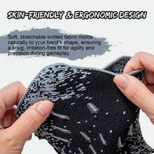 GKHMNEW Soccer Goalkeeper Goalie Gloves, Strong Grip Breathable Soccer Goalie Gloves 4mm Latex For Youth And Adult - Multicolor - View 6