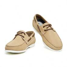 Men's Dress Shoes Moccasin Casual Versatile Formal Dockside Modern Loafer Samello Viena - 米色 - 查看 6