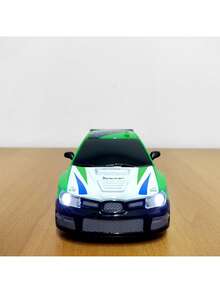 Subaru 4x4 Rechargeable Drift Control Racing Car 1:24 With 4 Extra Wheels - Green - View 6