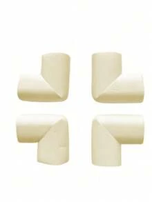 4/8/12 件软边保护装置，婴儿防护角，预贴橡胶泡沫家具保险杠，适用于壁炉、桌子、楼梯、橱柜（棕色/黑色/白色/灰色） - 彩色 - 查看 8