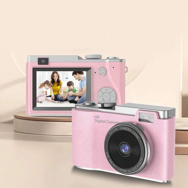 1080P HD Retro-Style CCD Camera - Dual Front And Rear Camera, Portable Digital Camera For Students, Multicolor, Perfect Gift For Photography Enthusiasts, Christmas Gifts, Birthday Gifts