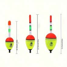 1pc EVA Glow-In-The-Dark Fishing Float, Suitable For Fishing And Drifting, Stable And Lightweight Design, Essential Fishing Gear For Fishing Enthusiasts, Family Travel, Cycling, Camping Outdoor Essentials - Multicolor - View 2