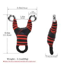 1pc Outdoor Hunting Recurve Slingshot, Comes With 1 Rubber Band, Suitable For Outdoor Shooting Entertainment And Hunting Games, A Great Gift For Outdoor Slingshot Enthusiasts - Reddish Black - View 2