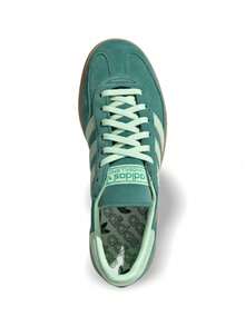 Handball Spezial 男士运动鞋，优质绒面革，经典设计，耐磨橡胶外底，日常休闲款 IE5896 - 學院綠/半綠 - 查看 5