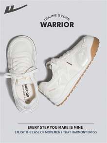 WARRIOR Warrior Women's Board ShoesSpring And SummerLightweightComfortableBreathableModest StyleCasual Yet SleeksneakersApplicable Throughout The Yearwear-ResistingAll-Day WearTraining SneakersRunning Shoes Little White Shoes