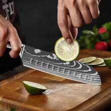 Professional Kitchen Chef Knife - Ultra Sharp Meat Cleaver And Vegetable Kitchen Knife, Chef Knife For Home And Kitchen, Home Cooking Gifts For Women And Men - D - View 3