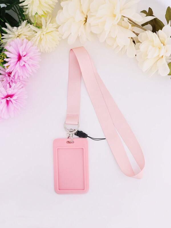 1 pieza Cordón de unicolor, adecuado para portador de tarjeta de identificación, llaves, llaveros, cordones para maestras (mujeres), correas para teléfono, con hebilla de liberación rápida, se puede usar para tarjetas de identificación, carteras, un excelente regalo de Navidad para mujeres, hombres, maestros, empleados, regalos de enfermeras para la madre, el padre, la graduación y el maestro