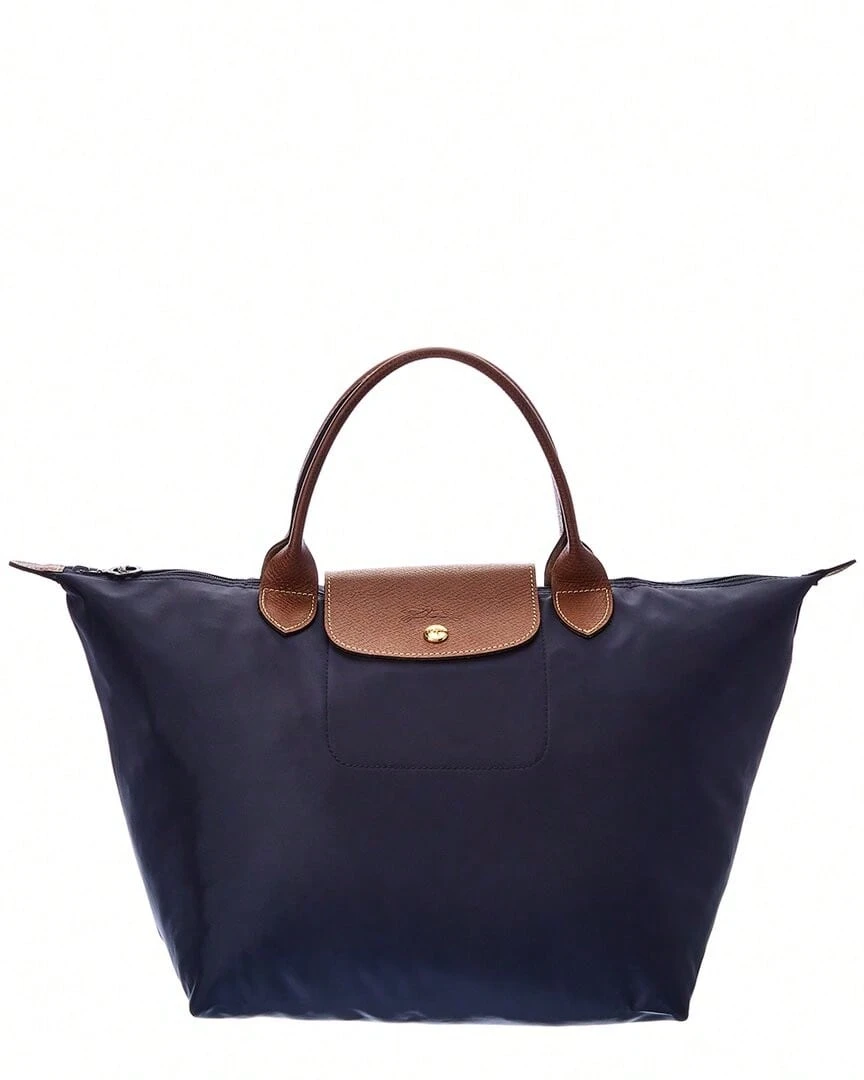 Longchamp Le Pliage Original Medium Canvas Short Handle Handbag - 藍色 - 查看 1
